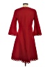Chico's Hearts Red Casual Dress Size Sm (0) - photo 2