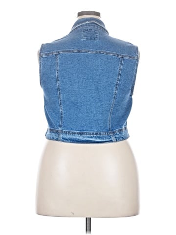 Wax Jean Denim Vest (view 2)