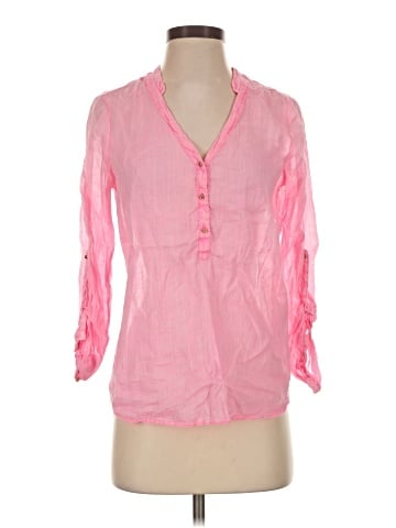 Zara Basic 3/4 Sleeve T-Shirt (view 1)