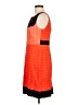 Tabitha 100% Cotton Color Block Orange Cocktail Dress Size 12 - photo 5