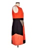 Tabitha 100% Cotton Color Block Orange Cocktail Dress Size 12 - photo 4