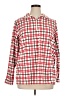 Lands' End 100% Polyester Plaid Red Pullover Sweater Size 1X - photo 1