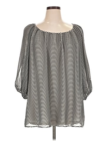 Rose + Olive 3/4 Sleeve Blouse (view 1)