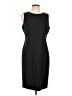 Talbots Solid Black Cocktail Dress Size 12 Petite - photo 1