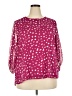 Molly & Isadora 100% Polyester Pink 3/4 Sleeve Blouse Size 2X Plus - photo 1