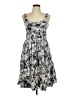 Talbots Print Gray Cocktail Dress Size 10 Petite - photo 1