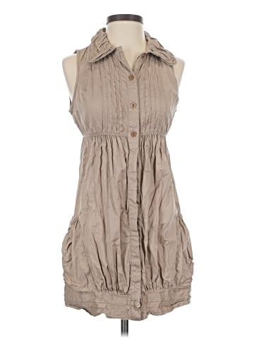 Poetry Clothing Sleeveless Button-Down Shirt (view 1)