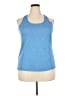 Danskin Now 100% Polyester Blue Tank Top Size XXL - photo 1