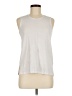 Max Studio Silver Sleeveless T-Shirt Size M - photo 1