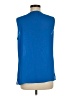 T Tahari 100% Polyester Blue Sleeveless Blouse Size M - photo 2