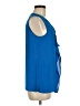 T Tahari 100% Polyester Blue Sleeveless Blouse Size M - photo 4