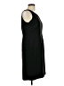 Kasper 100% Polyester Solid Black Cocktail Dress Size 10 (petite) - photo 4