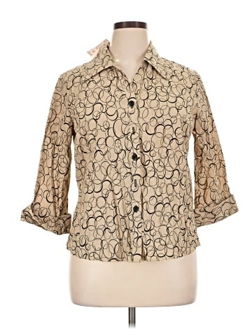 DressBarn 3/4 Sleeve Button-Down Shirt (view 1)