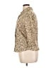 DressBarn Animal Print Tan 3/4 Sleeve Button-Down Shirt Size XL - photo 5