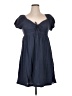 Roxy 100% Cotton Solid Blue Casual Dress Size XL - photo 1