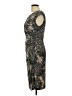 Connected Apparel Paisley Gray Cocktail Dress Size 10 - photo 5
