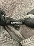 Express Gray Long Sleeve Top Size L - photo 7