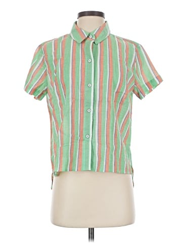 CAbi Short Sleeve Button-Down Shirt (view 1)