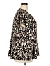 Dana Buchman Animal Print Brown Short Sleeve Blouse Size 2X - photo 4
