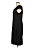 Nine West Solid Black Casual Dress Size L - photo 5