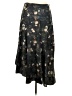 Vince. 100% Polyester Floral Black Casual Skirt Size 8 - photo 1