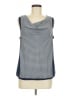Halogen 100% Polyester Blue Sleeveless Blouse Size M - photo 1