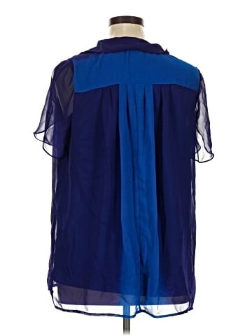 Denim 24/7 Short Sleeve Blouse (view 2)