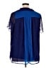 Denim 24/7 Blue Short Sleeve Blouse Size 16 - photo 2