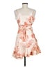 Guess 100% Polyester Tropical Orange Cocktail Dress Size M - photo 2