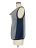 Halogen 100% Polyester Blue Sleeveless Blouse Size M - photo 5