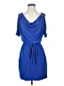 Guess Solid Blue Casual Dress Size 2 - photo 1