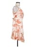 Guess 100% Polyester Tropical Orange Cocktail Dress Size M - photo 4