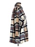 Zara Plaid Blue Coat Size M - photo 4