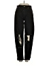 Topshop 100% Cotton Graphic Black Jeans Size 2 - photo 1