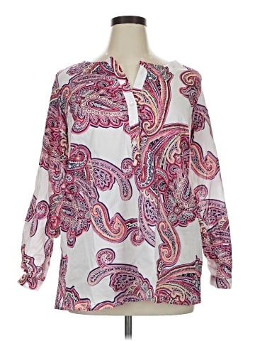 Liz Claiborne Long Sleeve Blouse (view 1)