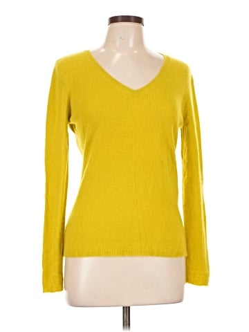 Ann Taylor Factory Cashmere Pullover Sweater (view 1)