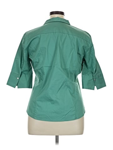 7th Avenue Design Studio New York & Company 3/4 Sleeve Button-Down Shirt (view 2)