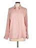 CALVIN KLEIN JEANS 100% Polyester Pink Long Sleeve Blouse Size L - photo 1