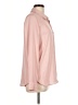 CALVIN KLEIN JEANS 100% Polyester Pink Long Sleeve Blouse Size L - photo 4