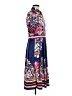 Dalia Macphee 100% Polyester Blue Casual Dress Size M - photo 4