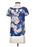 Maeve Blue Short Sleeve Blouse Size 4 - photo 2