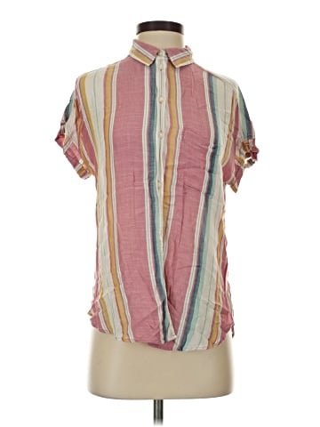 American Eagle Outfitters Short Sleeve Blouse (view 1)