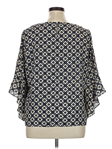 Black Label by Evan Picone 3/4 Sleeve Blouse (view 2)