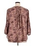NYDJ 100% Polyester Brown 3/4 Sleeve Blouse Size 1X - photo 2
