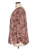 NYDJ 100% Polyester Brown 3/4 Sleeve Blouse Size 1X - photo 5