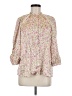 Zara Floral Pink Gray 3/4 Sleeve Blouse Size XS - photo 1