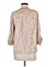 Zara Floral Pink Gray 3/4 Sleeve Blouse Size XS - photo 2