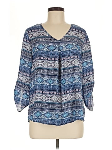 Charming Charlie 3/4 Sleeve Blouse (view 1)