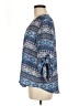 Charming Charlie 100% Polyester Blue 3/4 Sleeve Blouse Size M - photo 5