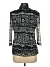 Coco Bianco 100% Polyester Black 3/4 Sleeve Blouse Size L - photo 2